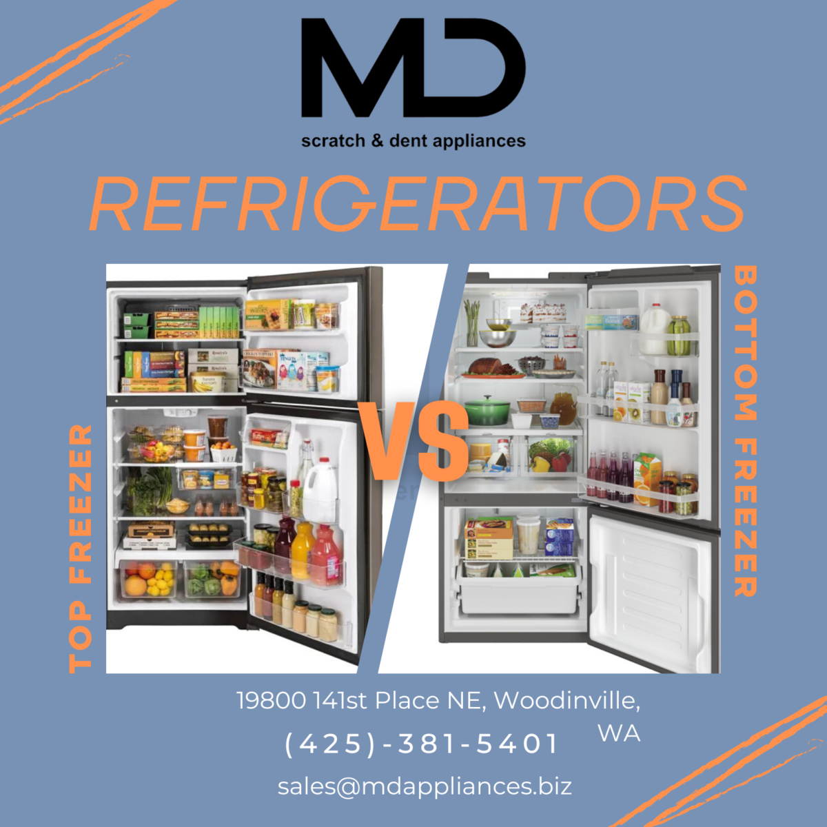 Top and Bottom Freezers Which One To Choose?
